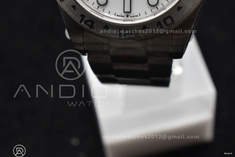 II Black GMF 226570 Edition Explorer Best Dial 42mm VR3285 Bracelet 1:1 CHS 904L White On SS 0206